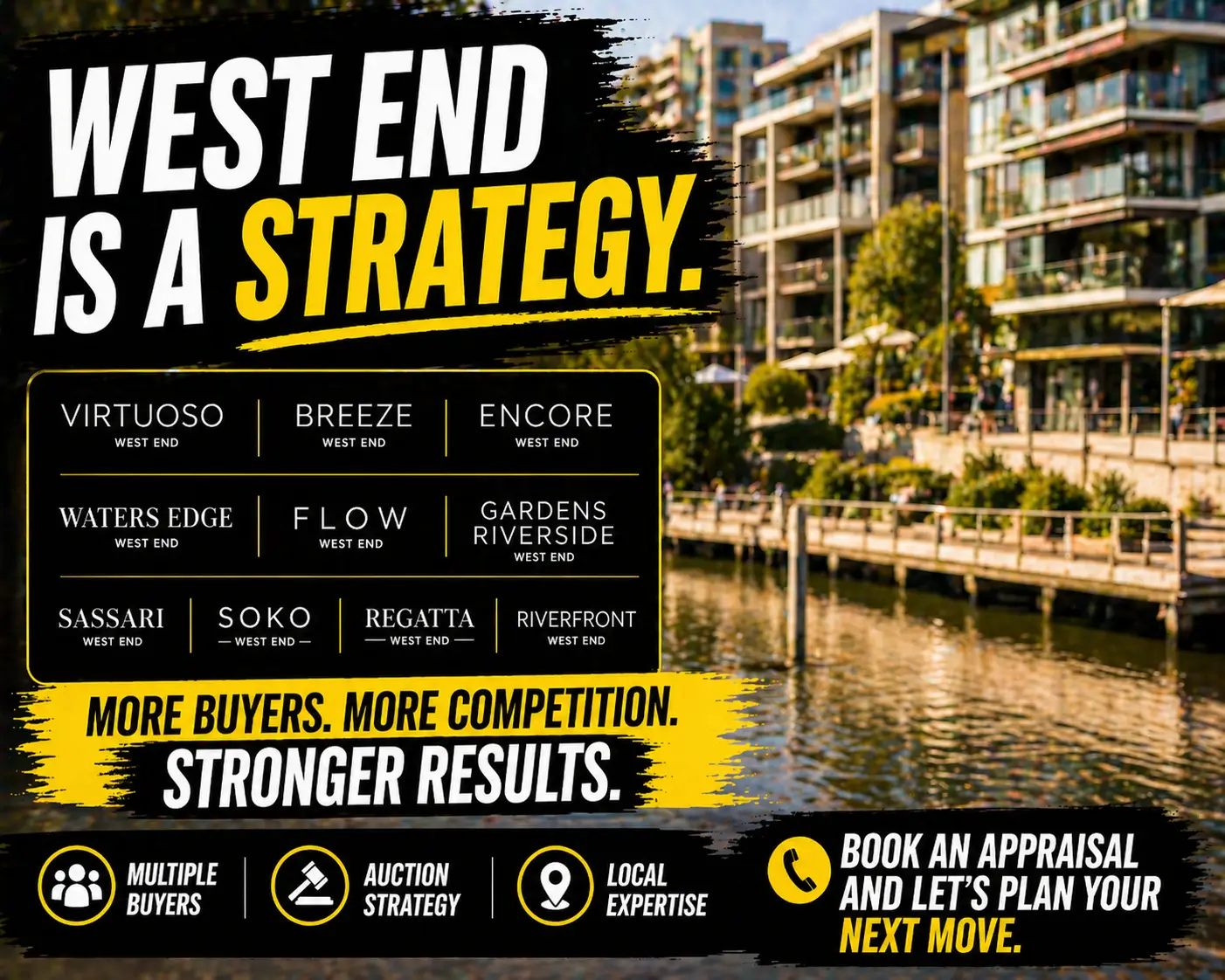 West End Is a Stratergy Banner