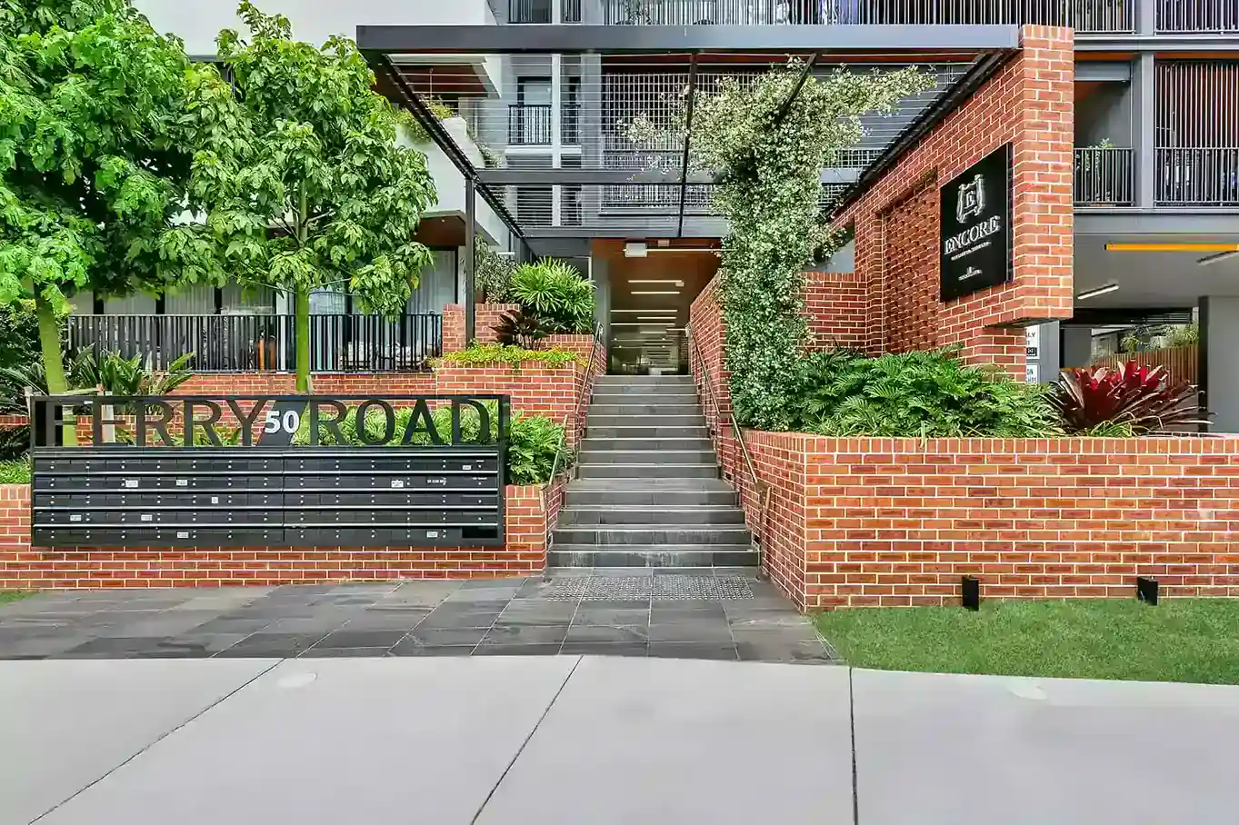 Real estate West End QLD apartment building entrance