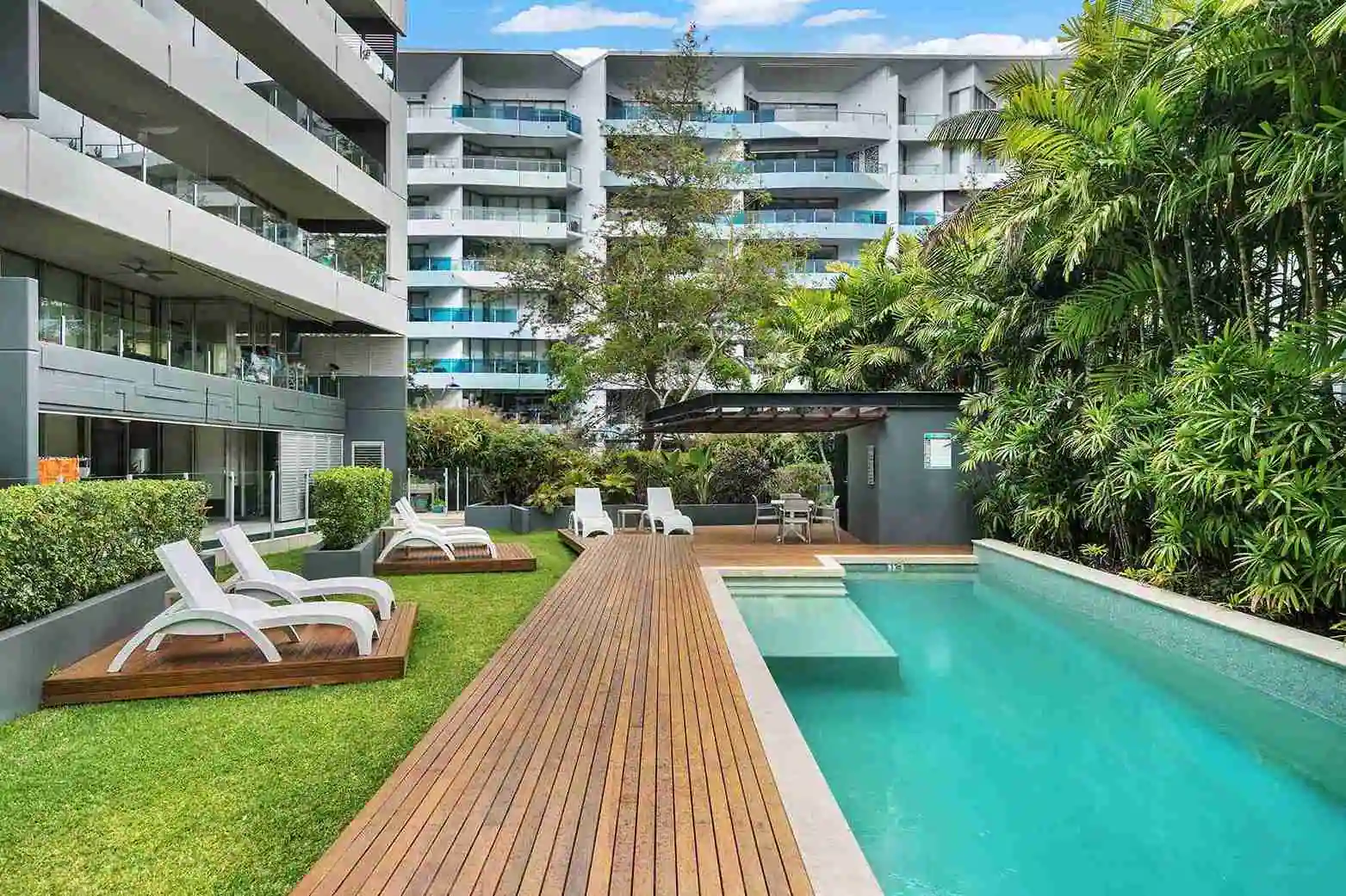 Apartment complex in the property market Brisbane