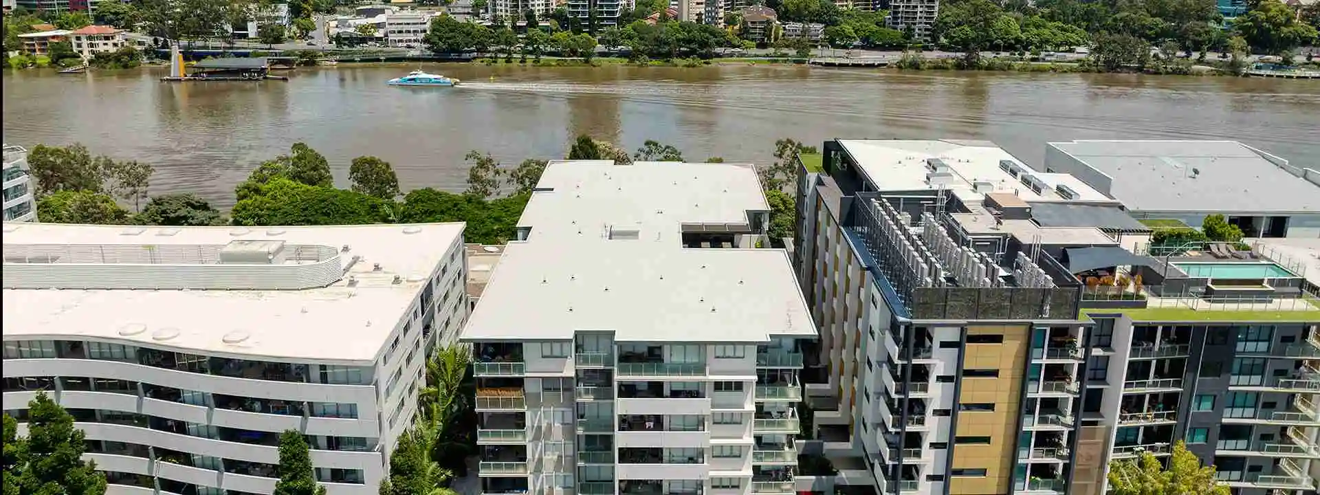 River views near Regatta Apartments West End