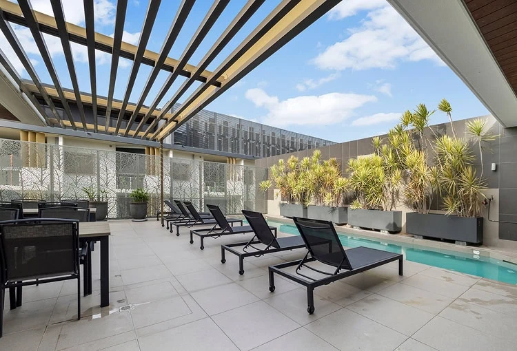 Interior of Sassari Apartments in West End